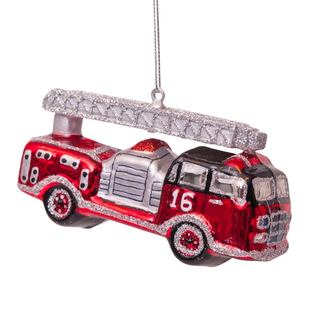 Vondels kerstbal brandweerauto