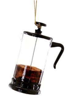 Cody Foster kerstbal french press koffie