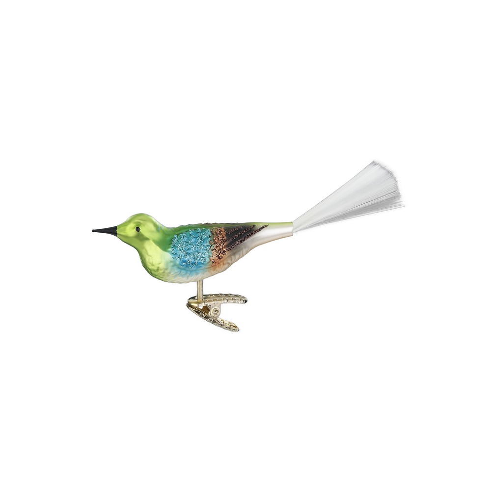 kerstbal groenling vogel