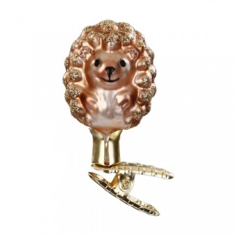 christmas ornament little hedgehog
