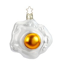 kerstbal spiegelei