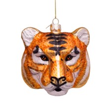 Vondels kerstbal tijgerkop
