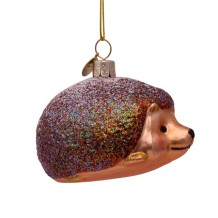 Vondels kerstbal egel - glitter