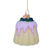 Vondels kerstbal pudding - geel