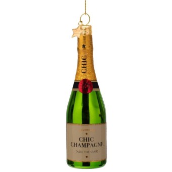 Vondels kerstbal luxe champagne