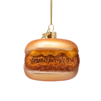 Vondels kerstbal broodje kroket H6.5cm