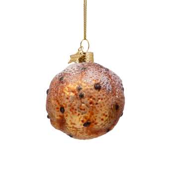 Vondels kerstbal oliebol H7cm