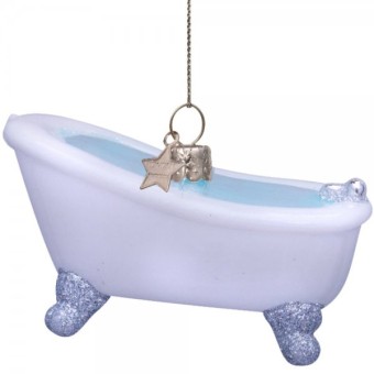 christmas ornament bath tub