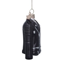 Vondels kerstbal motorjas - zwart