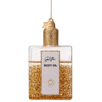 Vondels kerstbal body oil glitter