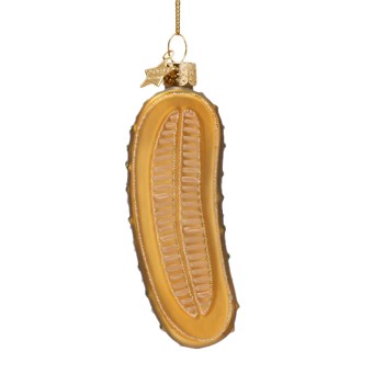 vondels kerstbal pickle slice h10.5cm