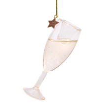 Vondels kerstbal champagneglas