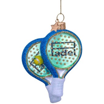 Vondels kerstbal padel racket