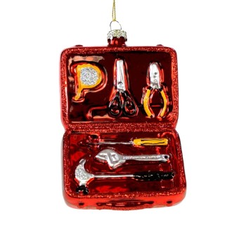 kerstbal gereedschapskist