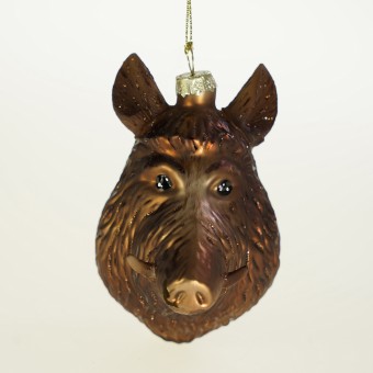 christmas ornament boar