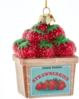 christmas ornament strawberry box