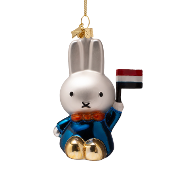 Vondels kerstbal Nijntje/Miffy traditional dutch H11cm