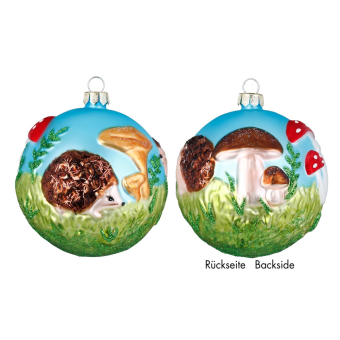 christmas ornament save the hedgehogs