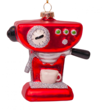 Vondels kerstbal espressomachine
