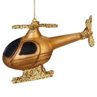 christmas ornament helicopter