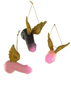 kerstbal gevleugelde penis