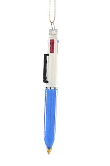 kerstbal retro pen