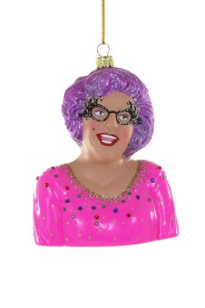 Cody Foster kerstbal Dame Edna