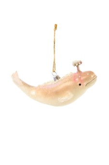 kerstbal witte dolfijn