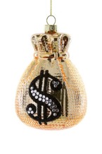 Cody Foster kerstbal zak met geld