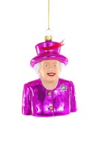 Cody Foster kerstbal koningin Elisabeth - roze