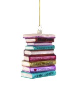 Cody Foster kerstbal stapel boeken