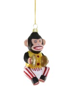 christmas ornament vintage toy monkey