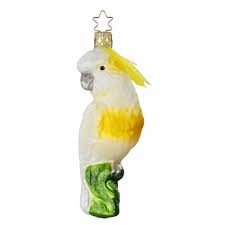 christmas ornament cockatoo