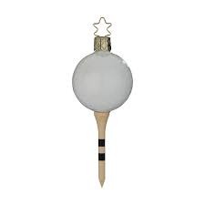 kerstbal golfbal 'ready to tee off'