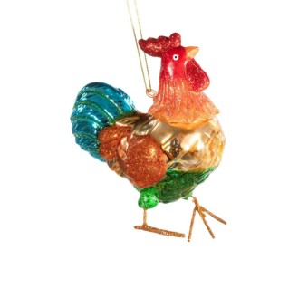 christmas ornament cockerel