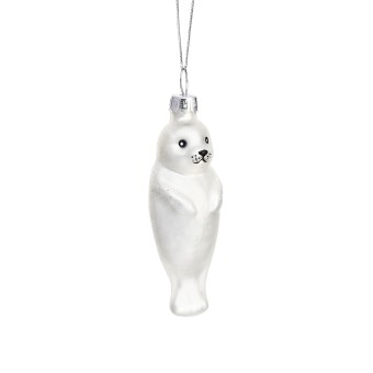 christmas ornament baby seal