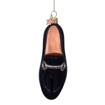 Vondels kerstbal loafer - zwart en goud