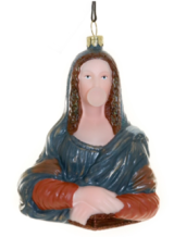 Cody Foster kerstbal Mona Lisa met kauwgom