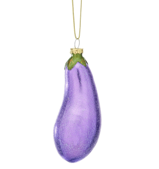kerstbal aubergine