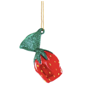 kerstbal aardbei snoepje