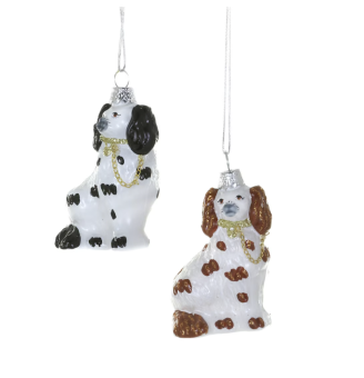 Cody Foster kerstbal staffordshire dog 2 asst.