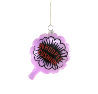 Cody Foster kerstbal whoopee cushion 