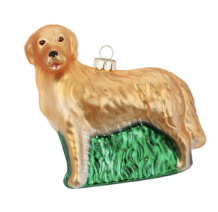 christmas ornament golden retriever