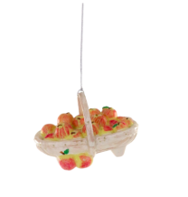 Cody Foster kerstbal mandje met appels