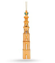 kerstbal westertoren - goud