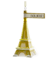 Cody Foster kerstbal eiffeltoren - goud