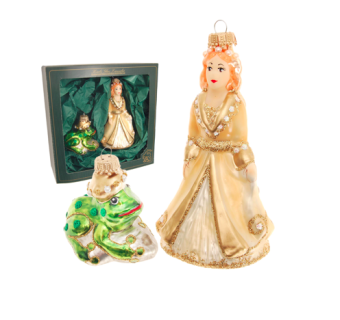 christmas ornament frog prince
