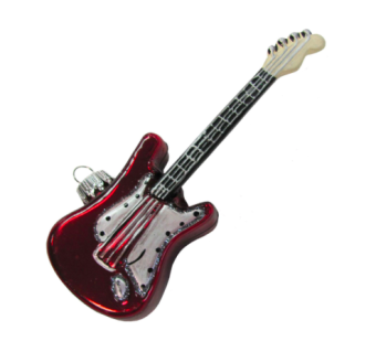 christmas ornament electric guitar
