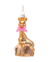 Vondels kerstbal sophie de giraf - roze