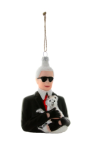 Cody Foster kerstbal Karl Lagerfeld